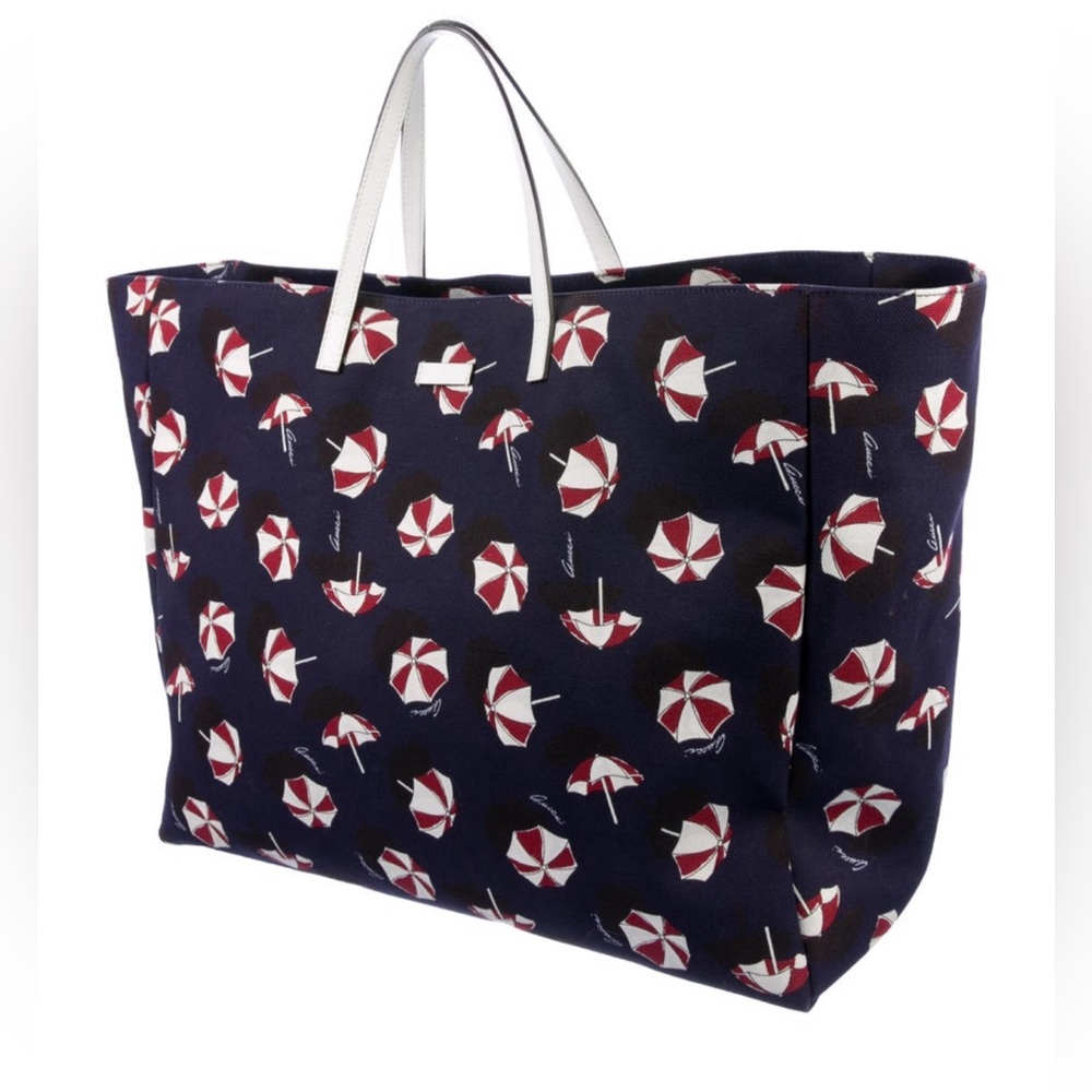 Gucci canvas tote large